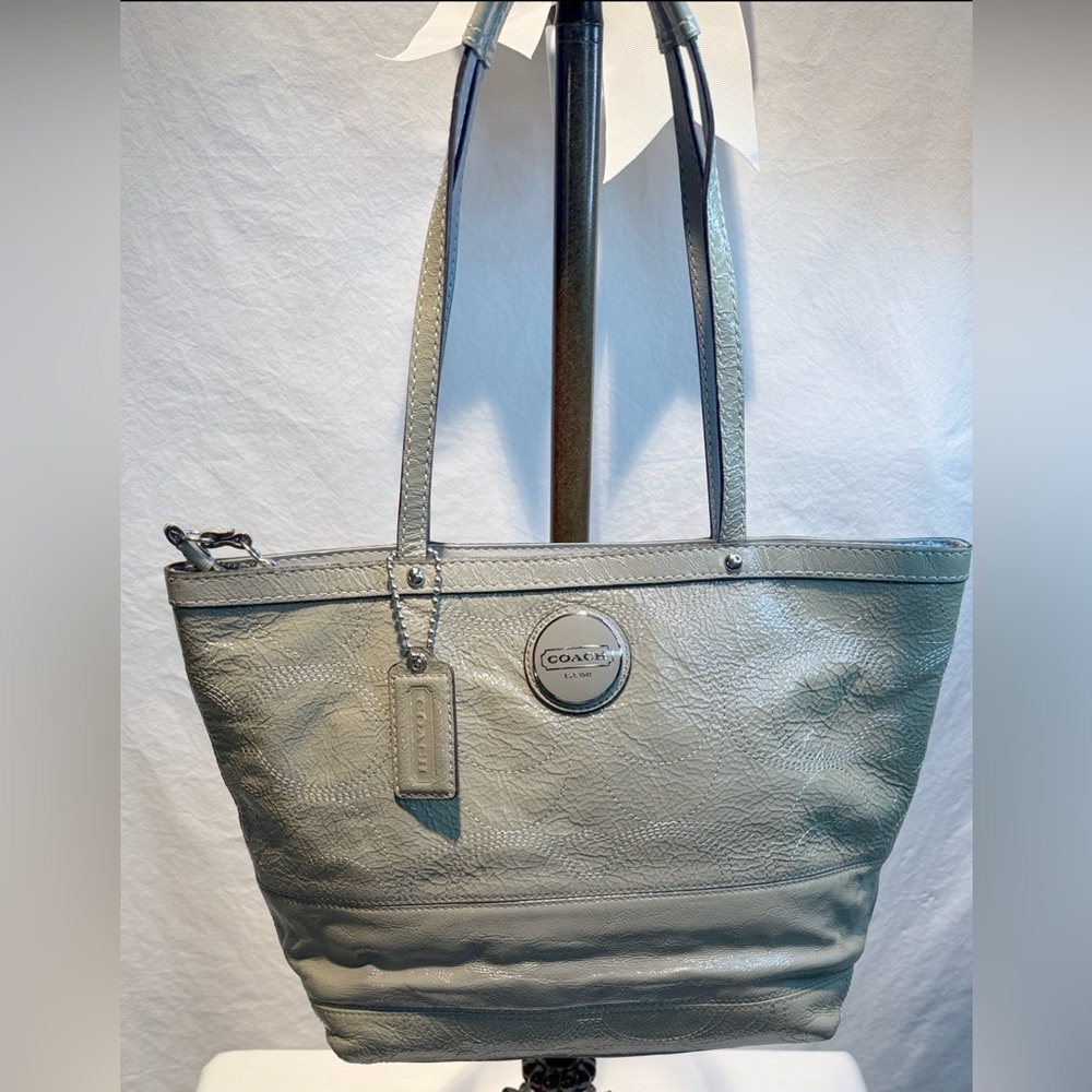 Coach Olive Green Tote Bag